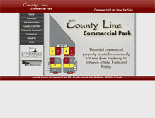 Tablet Screenshot of countylinecommercial.landmarkdevelopers.org